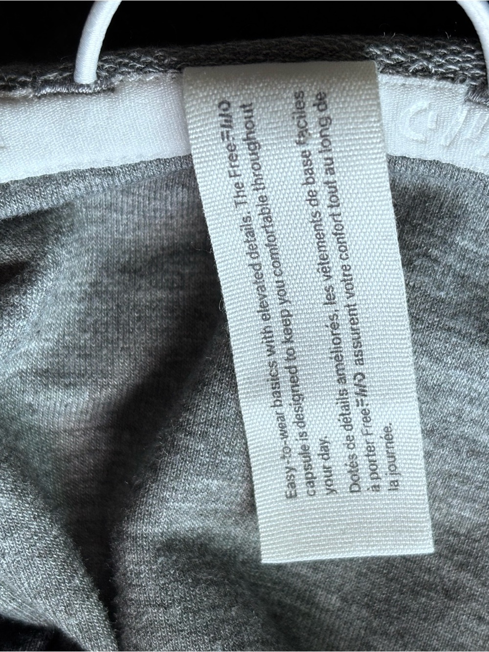 Ultra Soft Performance Hoodie | Grey Black | Size M | Athleisure - Picture 7 of 8